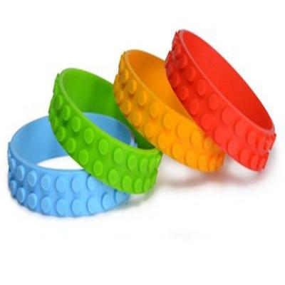 Thick silicone bracelet