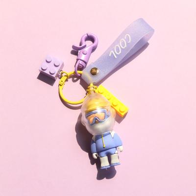 Creative silicone key chain