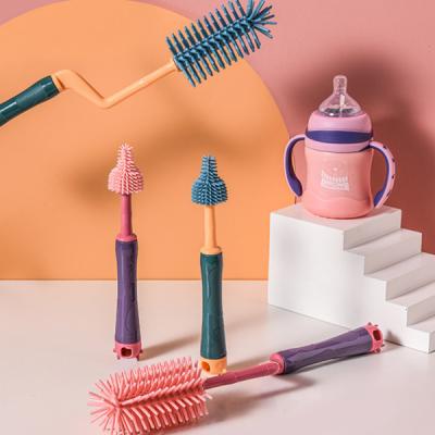 Silicone nipple brush