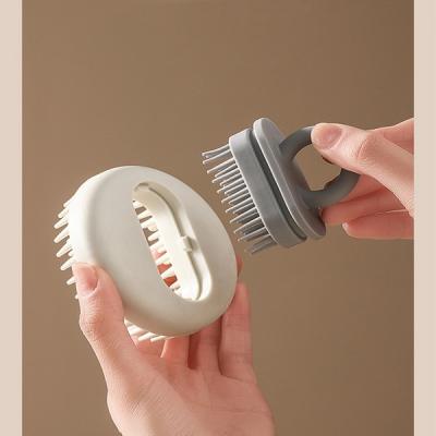 Silicone massage comb
