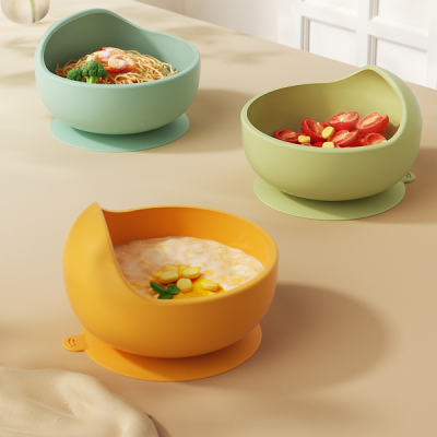Silicone baby bowl
