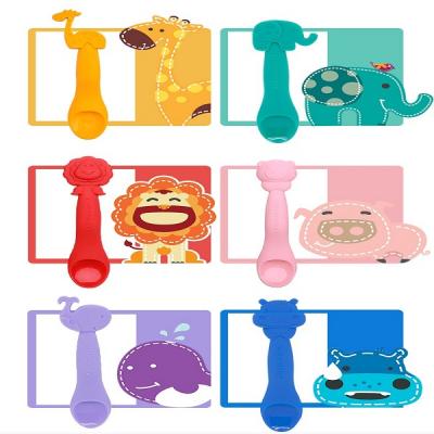Baby silicone soft spoon