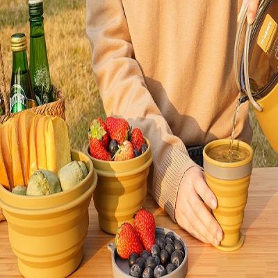 Silicone folding bowl