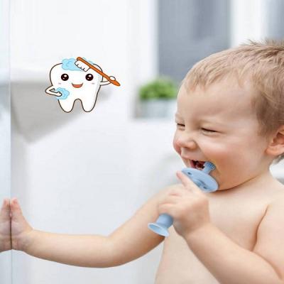 Silicone baby toothbrush