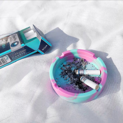 Silicone ashtrays