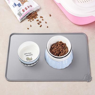 Silicone pet bowls mat