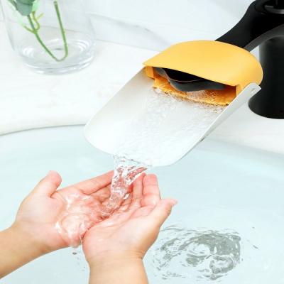Silicone faucet extender