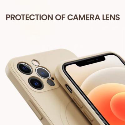 For iPhone 14 13 12 11 Pro XS Max Mag safe Soft Silicone Case Hybrid Phone Cover Customizable