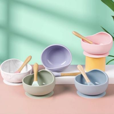 Baby silicone bowl.