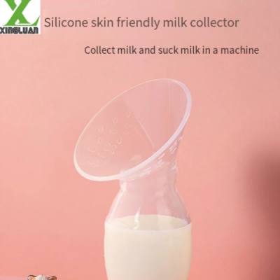 Silicone breast pump