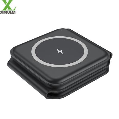 3in1 15W Foldable Fast Recharge Magnetic Wireless Duo Charger