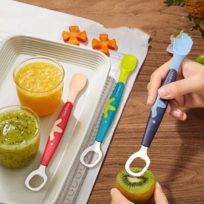 Silicone baby spoon