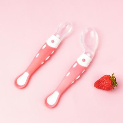 Silicone baby spoon
