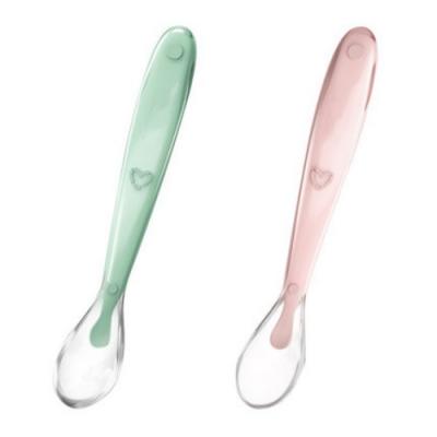 Baby silicone spoon