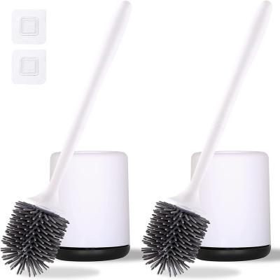 Silicone Toilet Cleaner Brush for Bathroom Deep Cleaning Supplies Floor