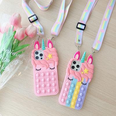 Silicone iphone case multi-colored for relax decompression