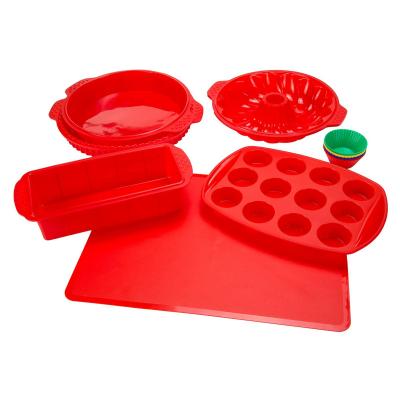 Wholesale Silicone Bakeware Set 18-Piece Set including Cupcake Molds