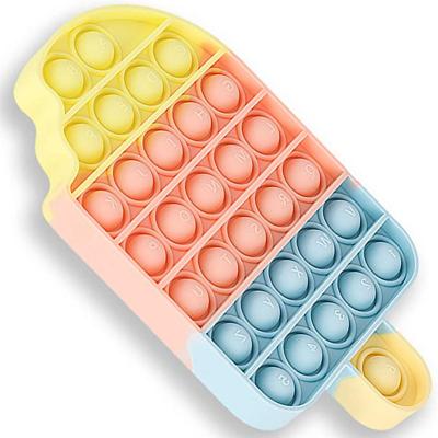 Pop Fidget Coin Purse Toys Bags Silicone Ice Cream Pops Shoulder Bag Crossbody Bag