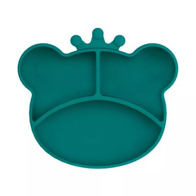 Wholesale Frog Shape Silicone Baby Feeding Set