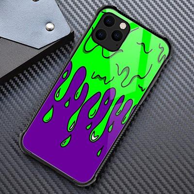 Green Pigment iPhone 11 Cases Soft TPU Pattern Design silicone  phone Case