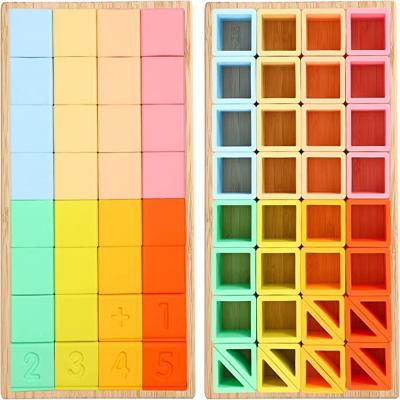 Soft Stacking Blocks for Baby Silicone Building Blocks Rainbow Stacker