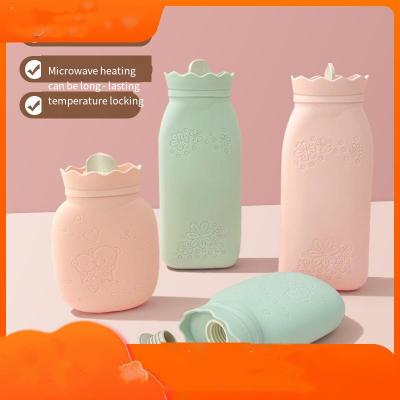 Mini Hot Water Bottle, Silicone Hot Water Bag for Kids