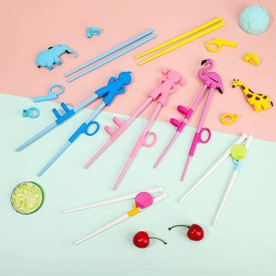 Kids Training Chopsticks Cute Animals Silicone Chopsticks for Children Beginners