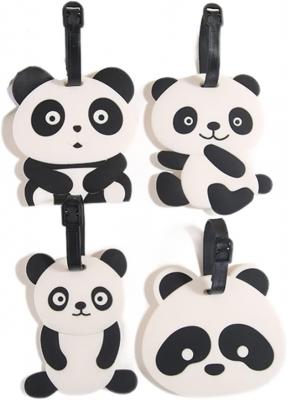 Luggage Tags Silicone Panda Suitcase Tags Suitcase Identifier Travel Tags