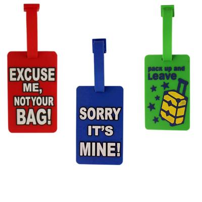 Colorful Unique Travel Baggage Bag Tags Suitcase Identify Labels