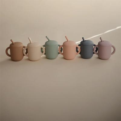 Wholesale Silicone baby Cup With Handles Ezpz Tiny Cup