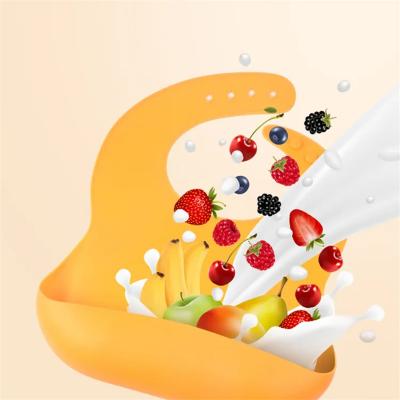 High Quality Food Grade Baby Silicone Bib Set Colorful Bib